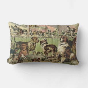 Furry Friends Hondenliefhebbers Lumbar Pillow Kussen