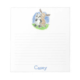 Furry Friends Peek-a-Boo Note Pad Notitieblok