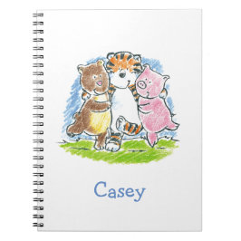 Furry Friends Trio Spiral Notitieboek