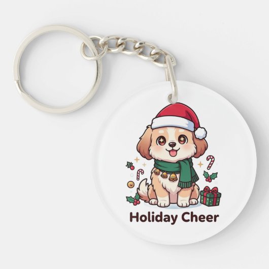Furry Holiday Cheer Sleutelhanger (Voorkant)