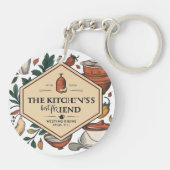 Furry Kitchen Helper Sleutelhanger (Achterkant)