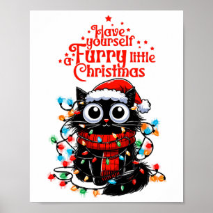 Furry Little Christmas Poster