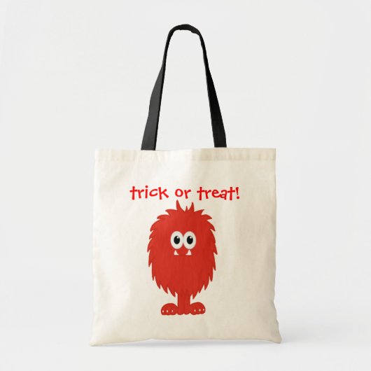 Furry Monster Tote Bag (Voorkant)