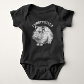 Furry potato Cute Pet Guinea Pig Lover Romper (Voorkant)