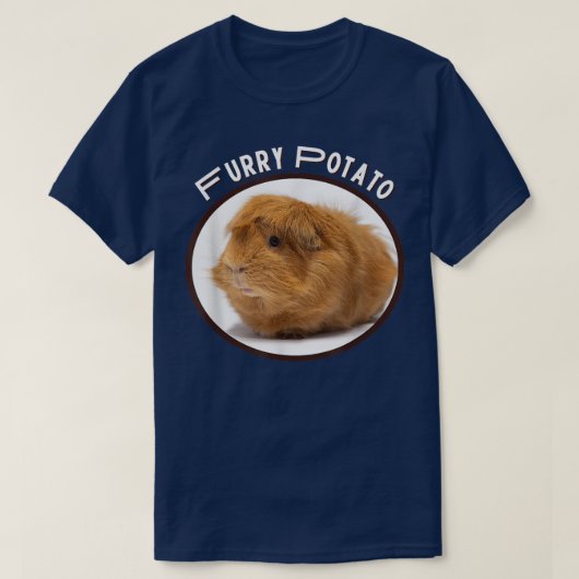 Furry Potato Funny Guinea-Pig Wrong Animal Name Jo T-shirt (Design voorkant)