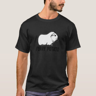 Furry Potato Graphic Guinea Pig Eigenaar Pet Cavy T-shirt
