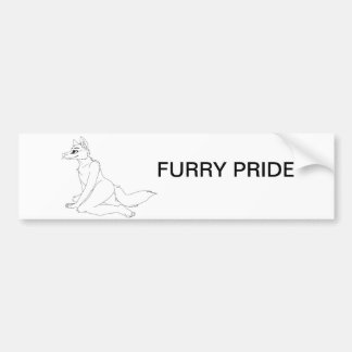 Furry Pride-Bumpersticker Bumpersticker