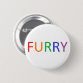 Furry Pride-Button Ronde Button 5,7 Cm (Voorkant /achterkant)