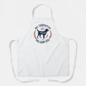 Furry therapeut goedgekeurd schort (Voorkant)