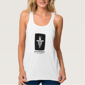 Furst 50th Jubileum - Vrouwen zwart Tanktop (Voorkant)