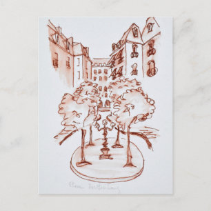 Furstenberg, Saint-Germain-des-Pres Kerk, Parijs Briefkaart