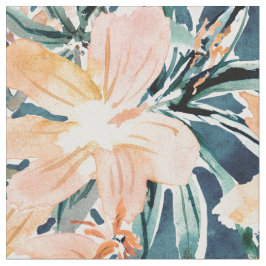 FURTIVE Hibiscus Tropical Floral Stof