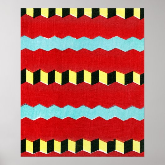 Furuya Korin  Woodblock Poster (Voorkant)