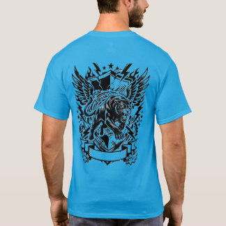 Fury Panther Crest Shirt – Vintage Zwarte Panter
