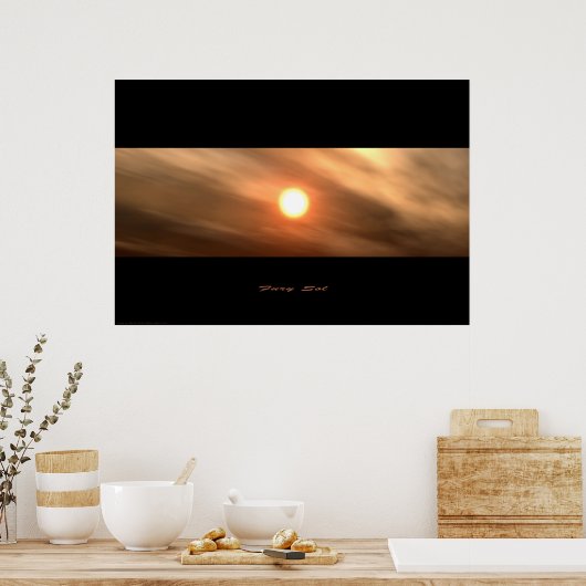 Fury Sol Poster (Keuken)