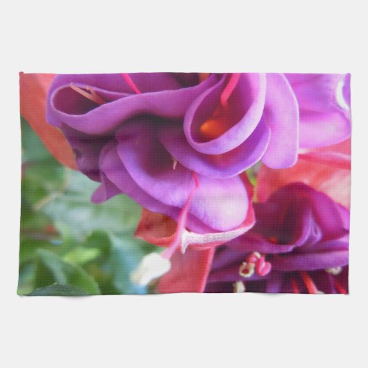 Fuschia Duo Theedoek (Horizontaal)