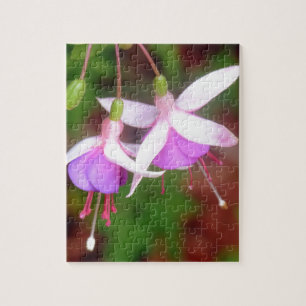 Fuschia Flowers Legpuzzel