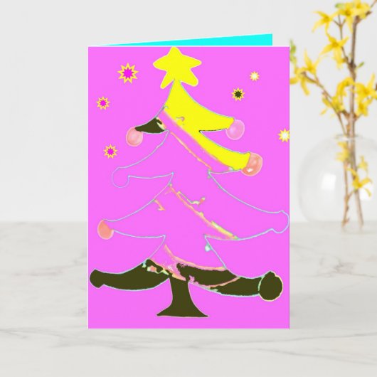 Fuschia Kaart (Gele Bloem)