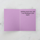 Fuschia, Kitty&Tweet (Kaart) Kaart (Binnen)