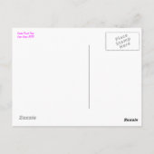 Fuschia Puzzle Pièces Carte postale (Dos)