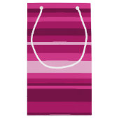 Fuschia strepen klein cadeauzakje (Achterkant)