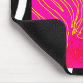 Fuschia Zebra Muismat (Hoek)