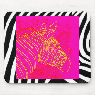 Fuschia Zebra Muismat