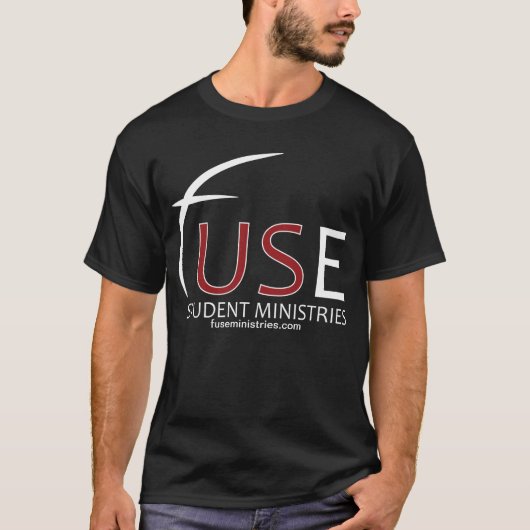 Fuse Student Ministries Black T-Shirt (Voorkant)