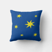 Fusée à étoiles | oreiller personnalisable (Verso)