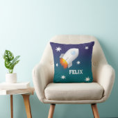 Fusée étoilée | oreiller personnalisable (Chaise)