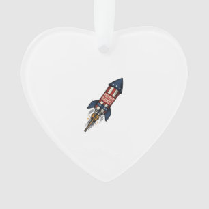 Fusée Patriot 4 juillet Conception de feux d'artif