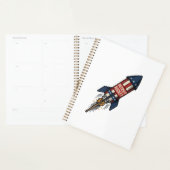 Fusée Patriot 4 juillet Conception de feux d'artif (Devant avec enveloppe)