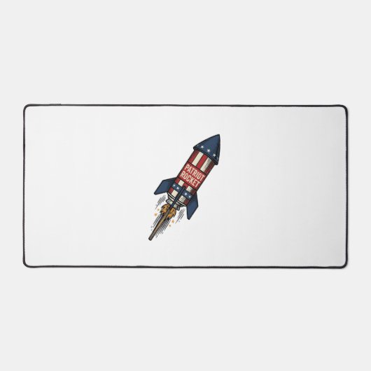 Fusée Patriot 4 juillet Conception de feux d'artif (Recto)