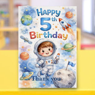 Fusée spatiale anniversaire Espace Planètes Garçon