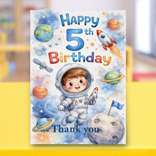Fusée spatiale anniversaire Espace Planètes Garçon