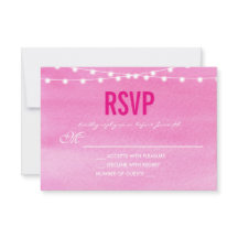 Fushcia Waterverf String Lights