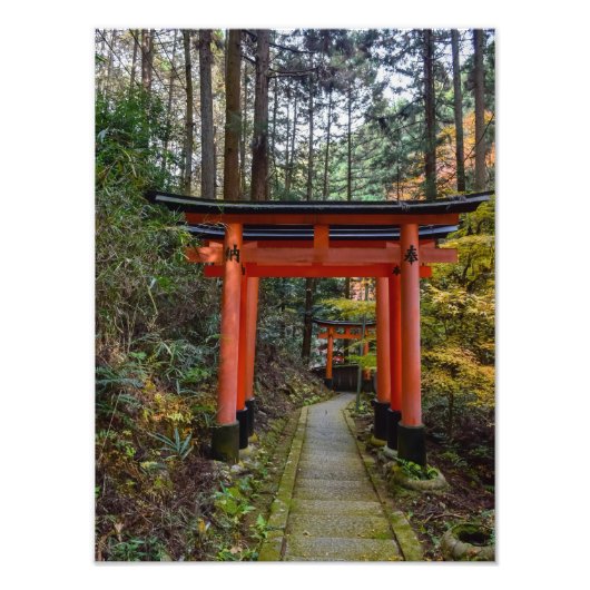 Fushi-Inari verlaagd Foto Afdruk (Voorkant)