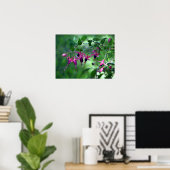 Fushia in Bloom Poster (Thuiskantoor)