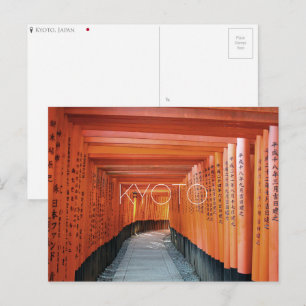 Fushimi Inari, Kyoto, Japan Briefkaart