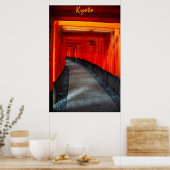Fushimi Inari Shrine Torii Gates Poster (Keuken)
