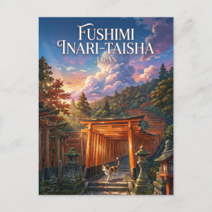 Fushimi Inari Taisha Japan Briefkaart