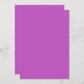 Fusica Roze 5 "x 7" Blank Sample Wedding Kaart (Voorkant / Achterkant)