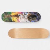 Fusie - Waterverf schilderen Skateboard (Horizontaal)
