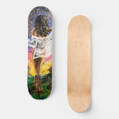 Fusie - Waterverf schilderen Skateboard (Voorkant)