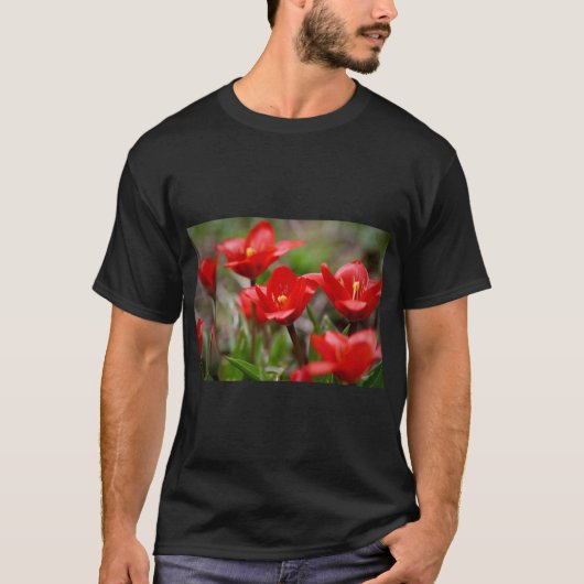 Fusilier Tulip Bloom Imprimé T-Shirt (Devant)