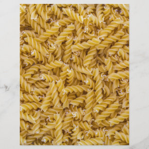 Fusilli pasta macro als achtergrondstructuur