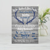 Fusils, raquettes et chenilles de cerfs Invitation (Debout devant)