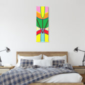 "Fusion Abstraite "Impression de toile étirée (Insitu(Chambre))