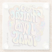 "Fusion Charm" Glazen Onderzetter (Achterkant)