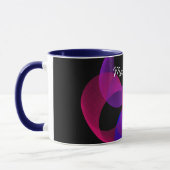 Fusion colorée Math géométrique Art Café Mug (Gauche)